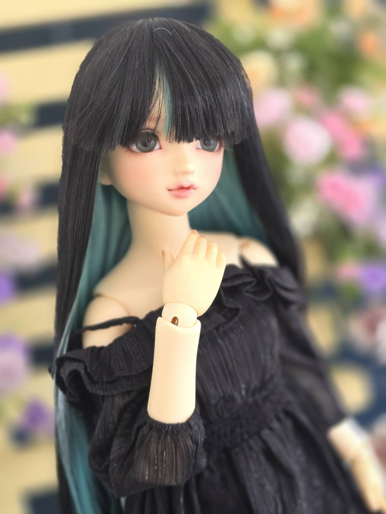 即納品(ウィッグ)U-4546【SEN】1/3ドール(頭囲22~23cm)用ウィッグ