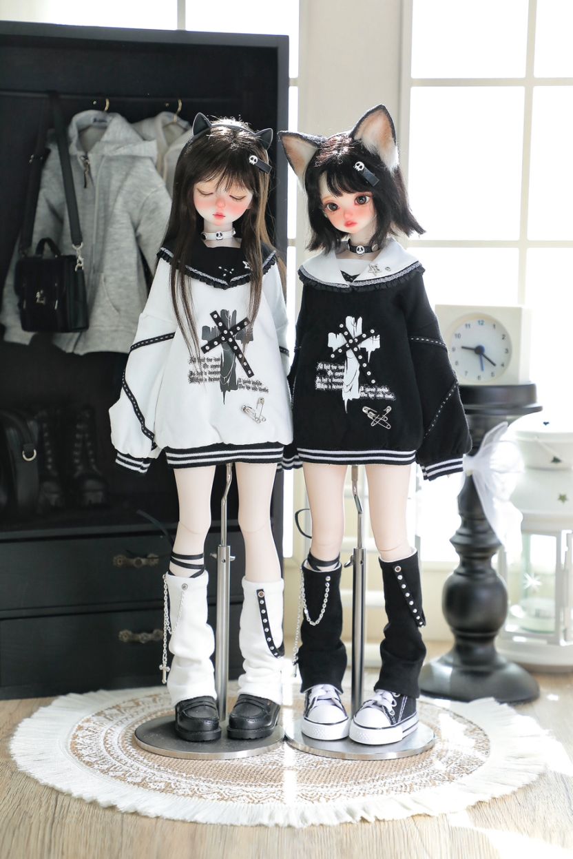 即納品AF11212【ils】洋服4点セット（白/MSD/MDD）