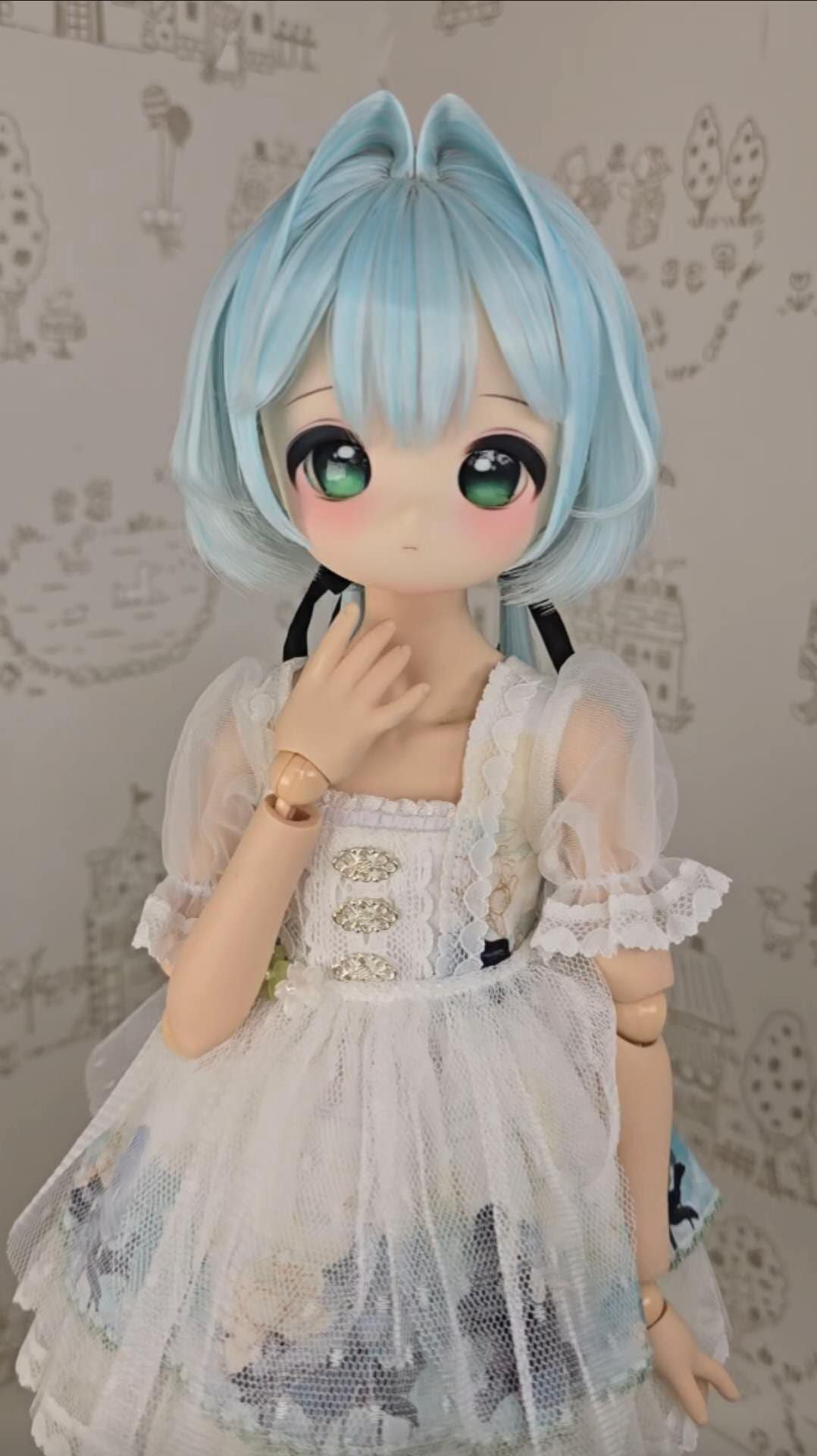 即納品U-4642【jy】★1/3ドール(頭囲21~23cm)用ウィッグ