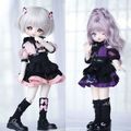 即納品AF11174【ils】洋服5点セット（紫/幼SD）