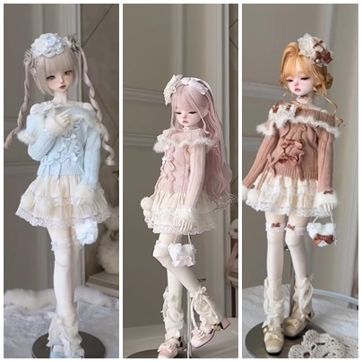 【予約販売】11月30日まで！1/6,1/4,1/3サイズ柔らかいセーターセット（5色）