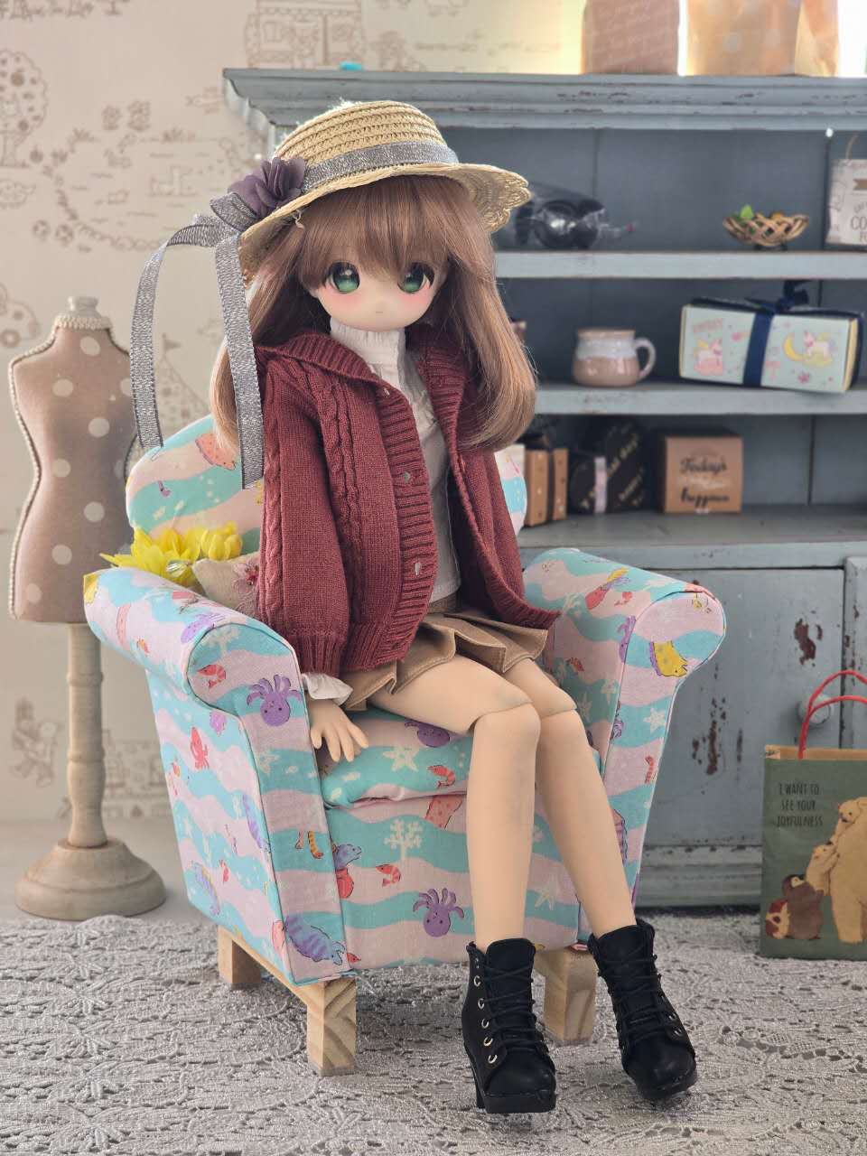 KT-M-469【yg】1/4サイズ(MDD）ド-ル用靴