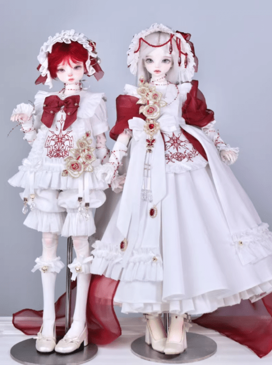 WY23 人形服 ドール服 Buffalo 3分BJD服 白 紳士 貴族服 WY23 人形服 ドール服 Buffalo 3分BJD服 白 紳士 貴族服 ◇ドール