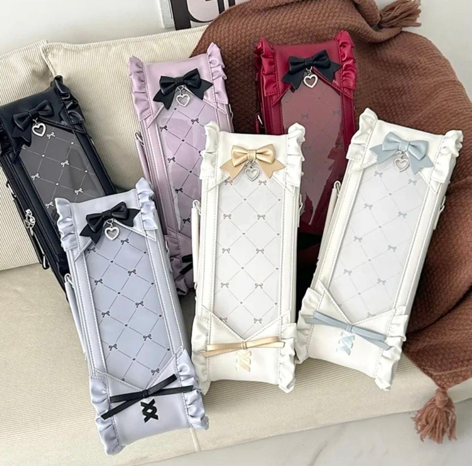 即納品(小物)KM1835【XFT】ドール用キャリアケース（ピンク/1/4、1/3サイズ身長53cmまで）