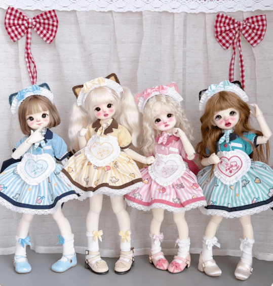 AF11320【afly】★幼SD用洋服8点セット（4色あり）