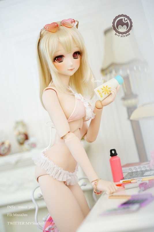 即納品(下着)KM1504【mu】1/3SD/DD/DY用ランジェリーセット