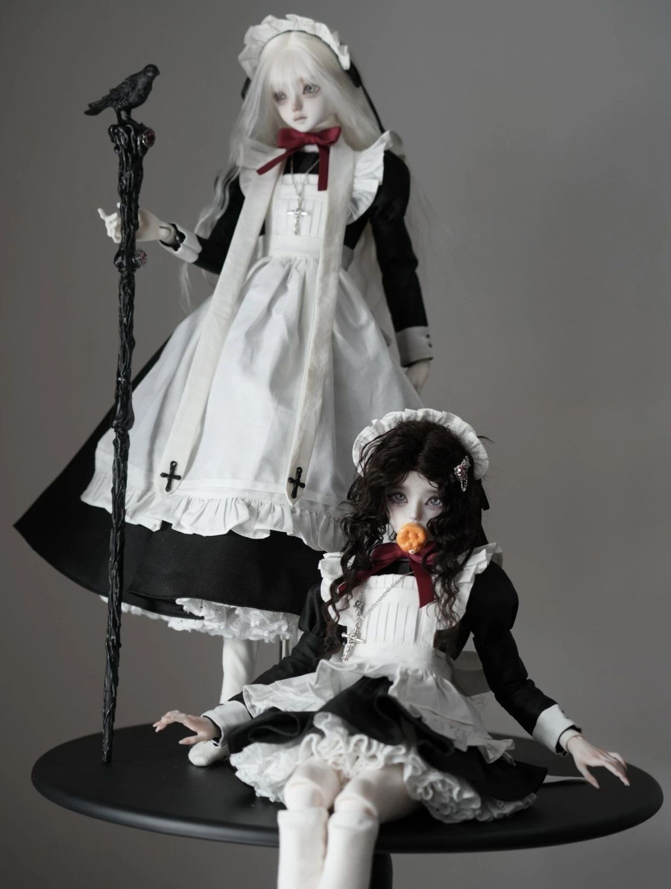 【予約販売】12月31日まで！1/4MDD可愛らしいメイド服セット(黒)