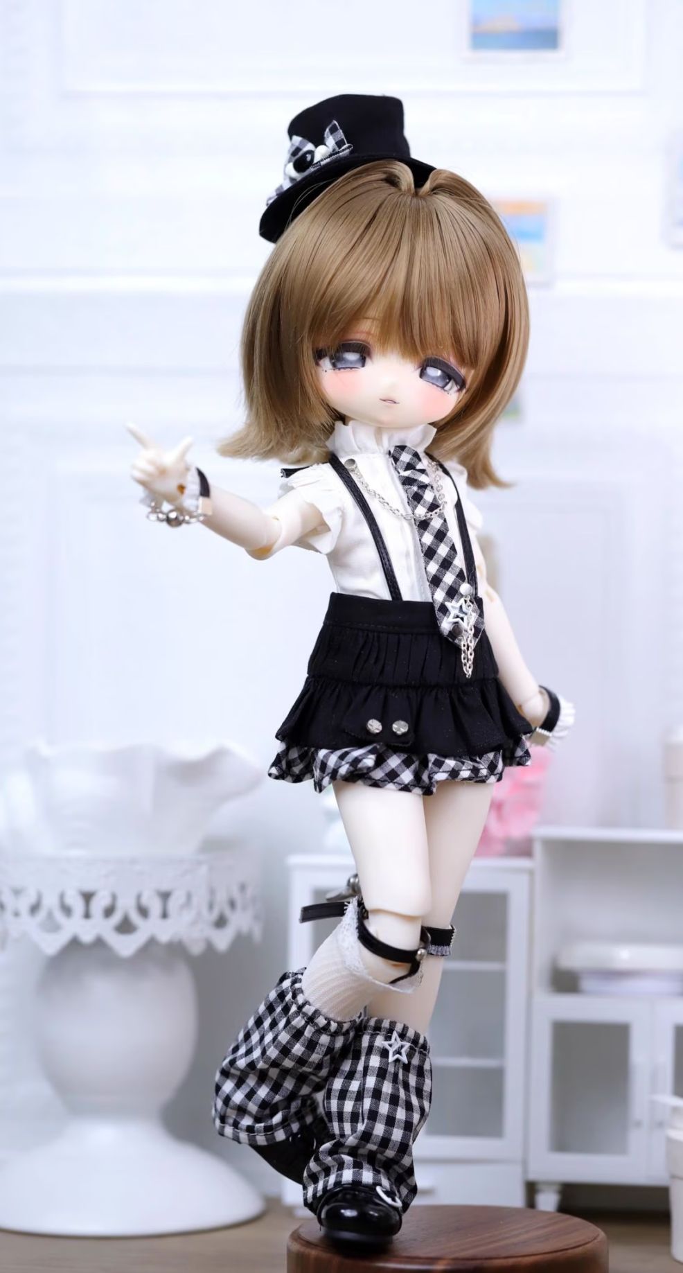 即納品AF11165【ils】1/6洋服8点セット（水色/幼SD）