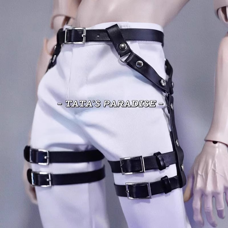 KM1855【TATA】1/3～75cmドール用ベルト+レッグストラップ