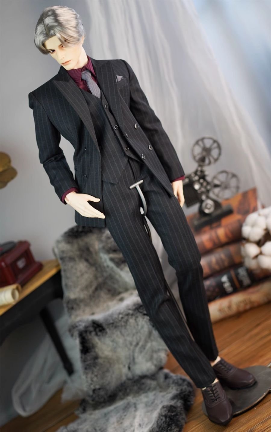 AF11369【独舞天堂】1/3 SD13,SD17,68cm以上ド-ル（多サイズ対応）用洋服5点セット