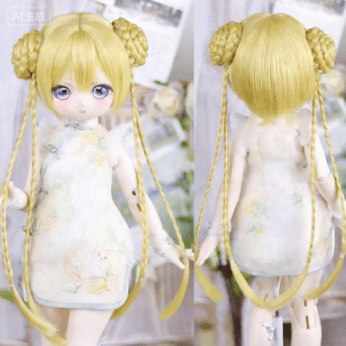 U-4709【mwss】1/3ドール(頭囲22~23cm)用ウィッグ(8色あり)