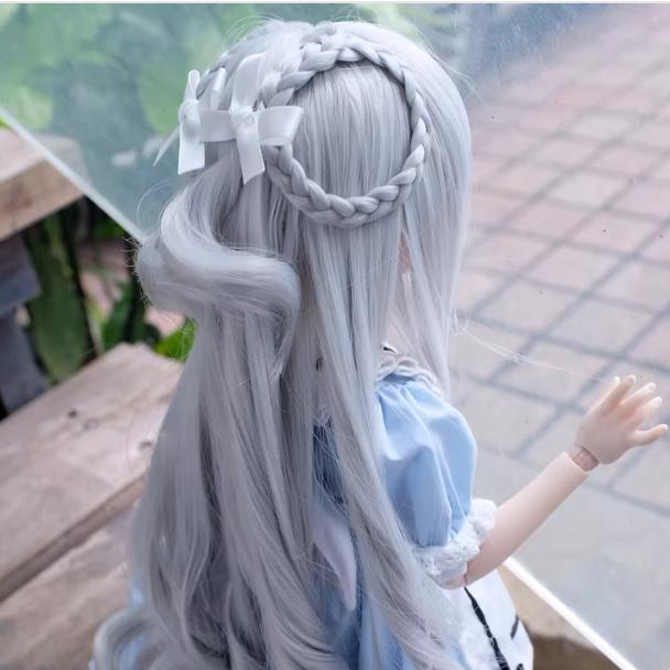 U-4712【mwss】1/6,1/4,1/3ドール(頭囲16~23cm)用ウィッグ(6色あり