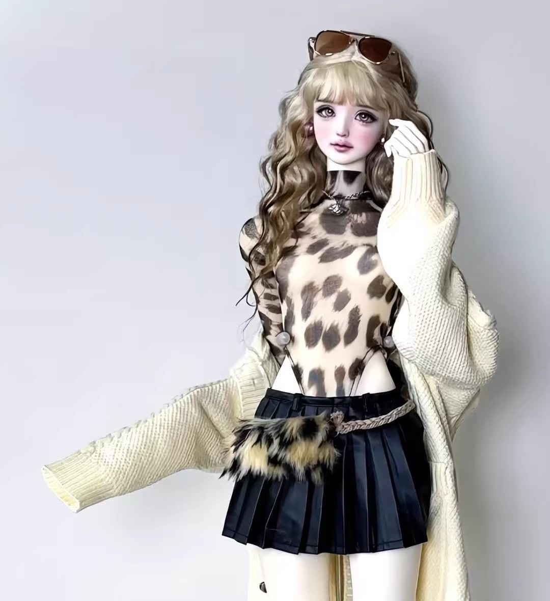 AF11450【uuz】 1/4,1/3 MSD/MDD,SD/DDドール用ボディスーツ（長袖）