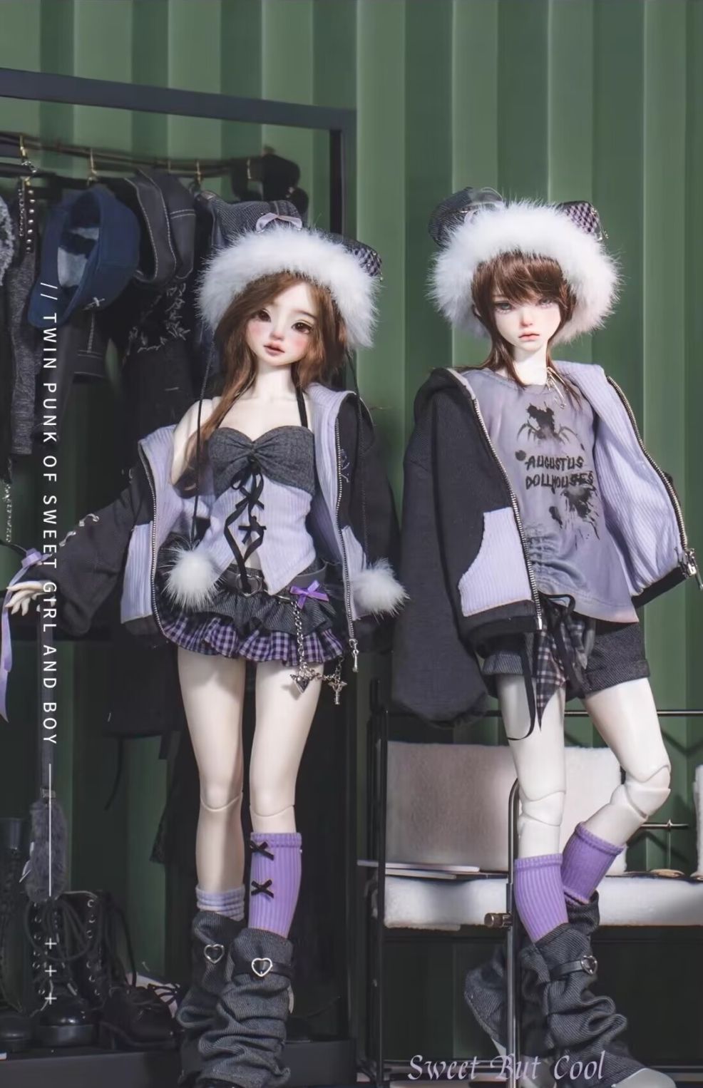 AF11478【AD】★1/4 MSD男/女 などその他のド－ル用洋服セット