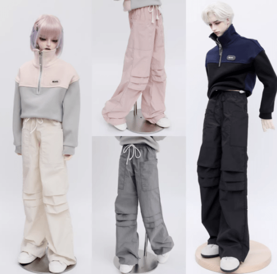 AF11479【Bears】1/4 1/3 MSD,SD, 1/3,  70cm, id75, LOONG SOUL73ド-ル用ズボン