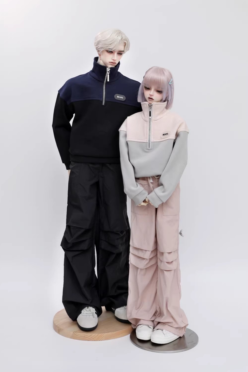 AF11480【Bears】1/4 1/3 MSD,SD, 1/3,  70cm, id75, LOONG SOUL73ド-ル用ハーフジップスウェット