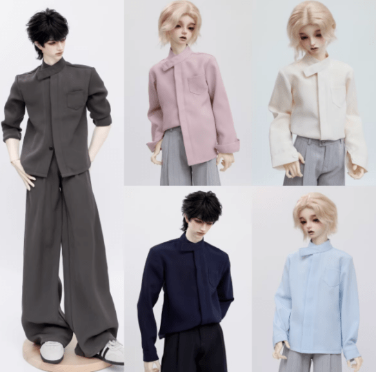 AF11482【Bears】1/4 1/3 MSD,SD, 1/3,  70cm, id75, LOONG SOUL73ド-ル用シャツ