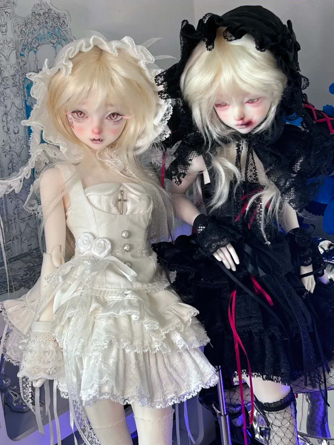 【予約販売】2月19日まで！★1/4 サイズアンティークゴシック 7点フルセット（White / Black）