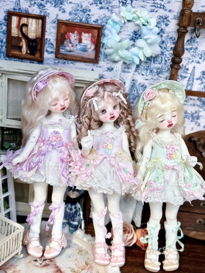 AF11486【TH】3色！1/6 幼SD用洋服4点セット