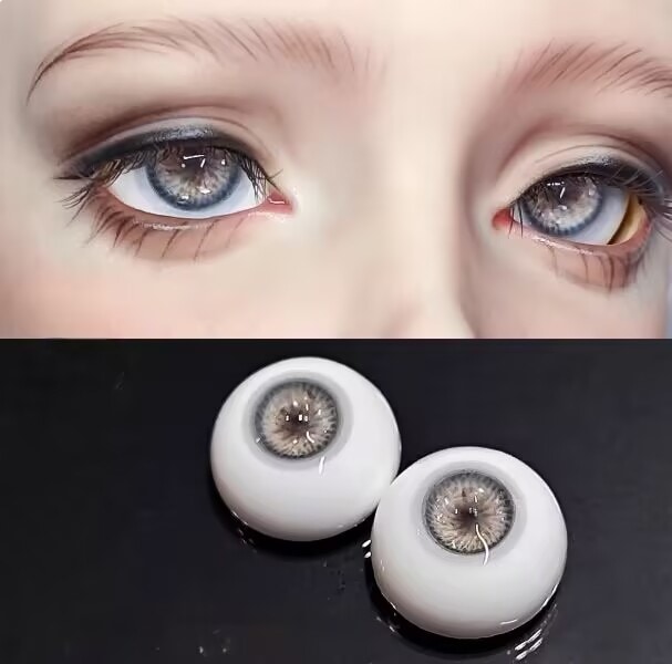 EYER500【xkm】ドール用グラスアイ14mm | ◇ドールアイ,グラスアイ