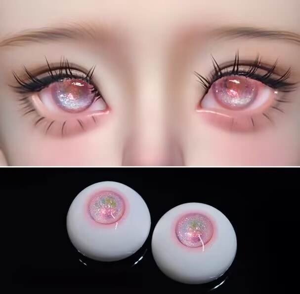 EYER500【xkm】ドール用グラスアイ14mm | ◇ドールアイ,グラスアイ