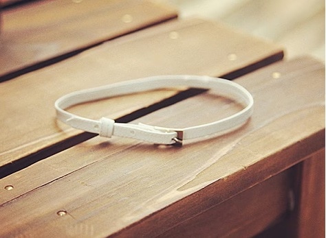 即納品(小物)KM0491【u.u.z】1/4ベルト（白/MSD)