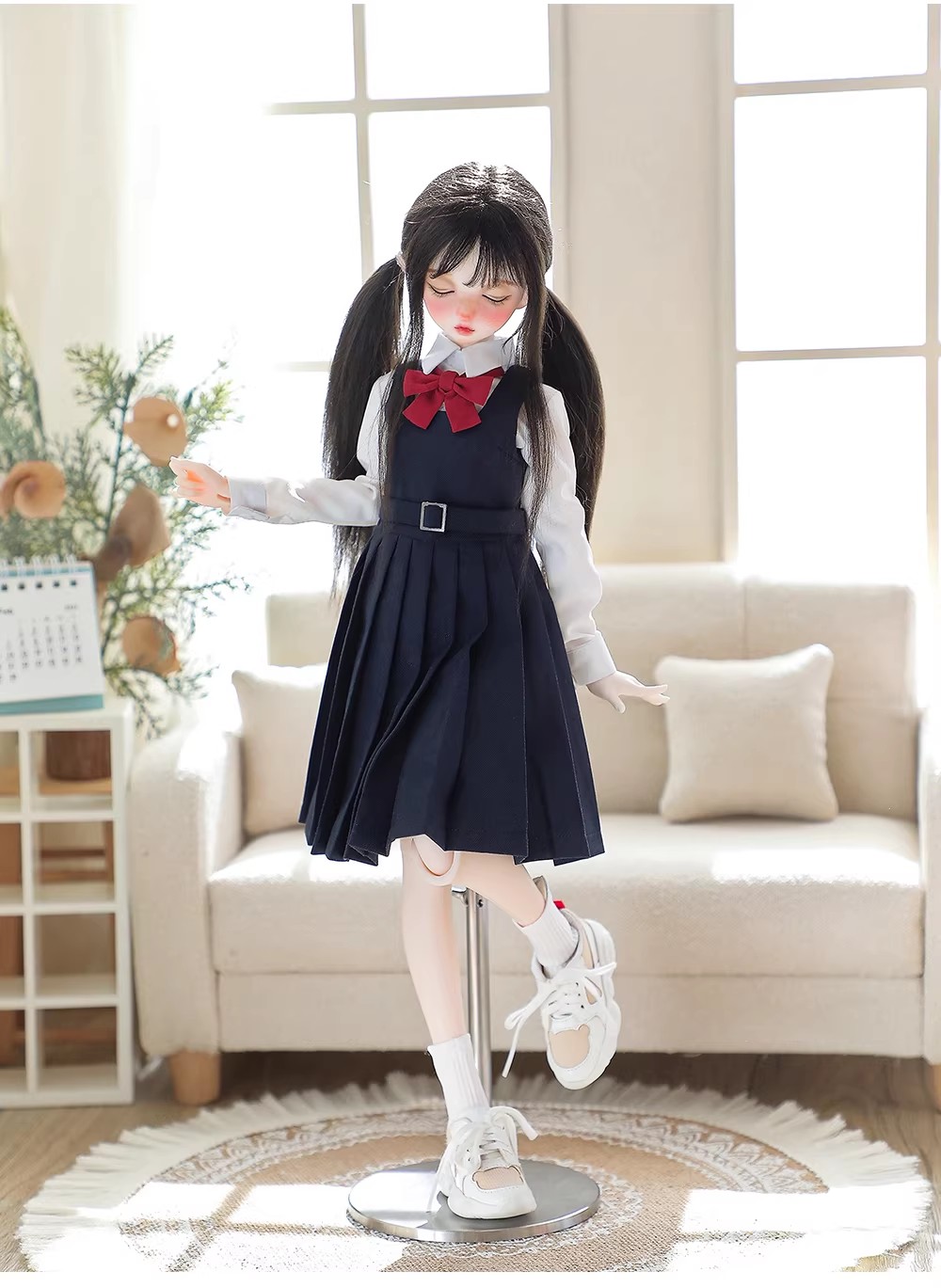 AF11503【桜の】 1/4 1/3★MSD/MDD,PUYOODOLL,SDGR女用制服4点セット