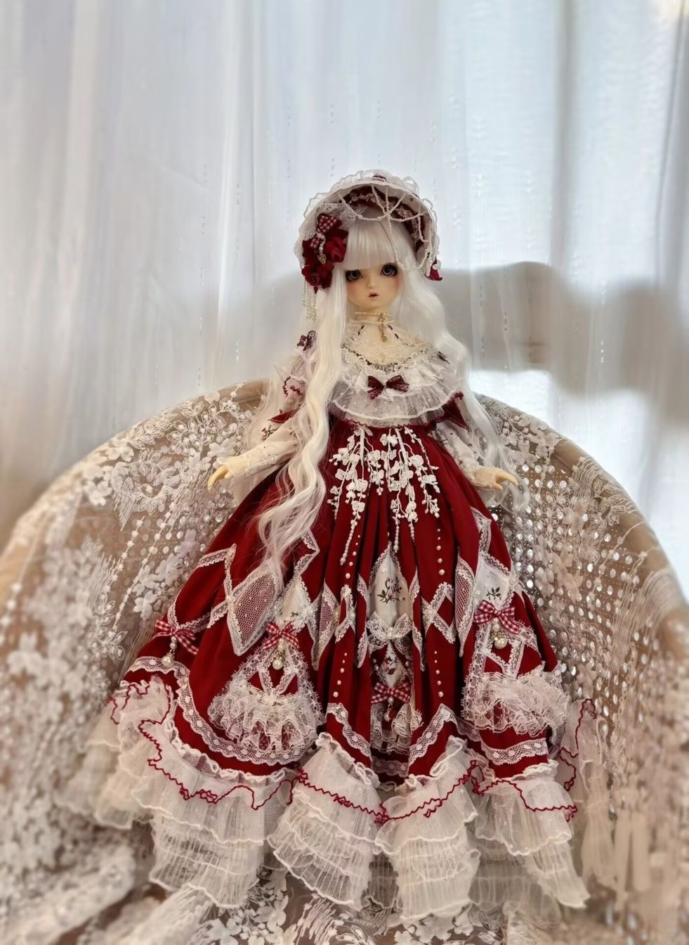 AF11514【xy】★SD/SD13女ド－ル用ロリータスタイルのドール用ドレス(1セット限定)