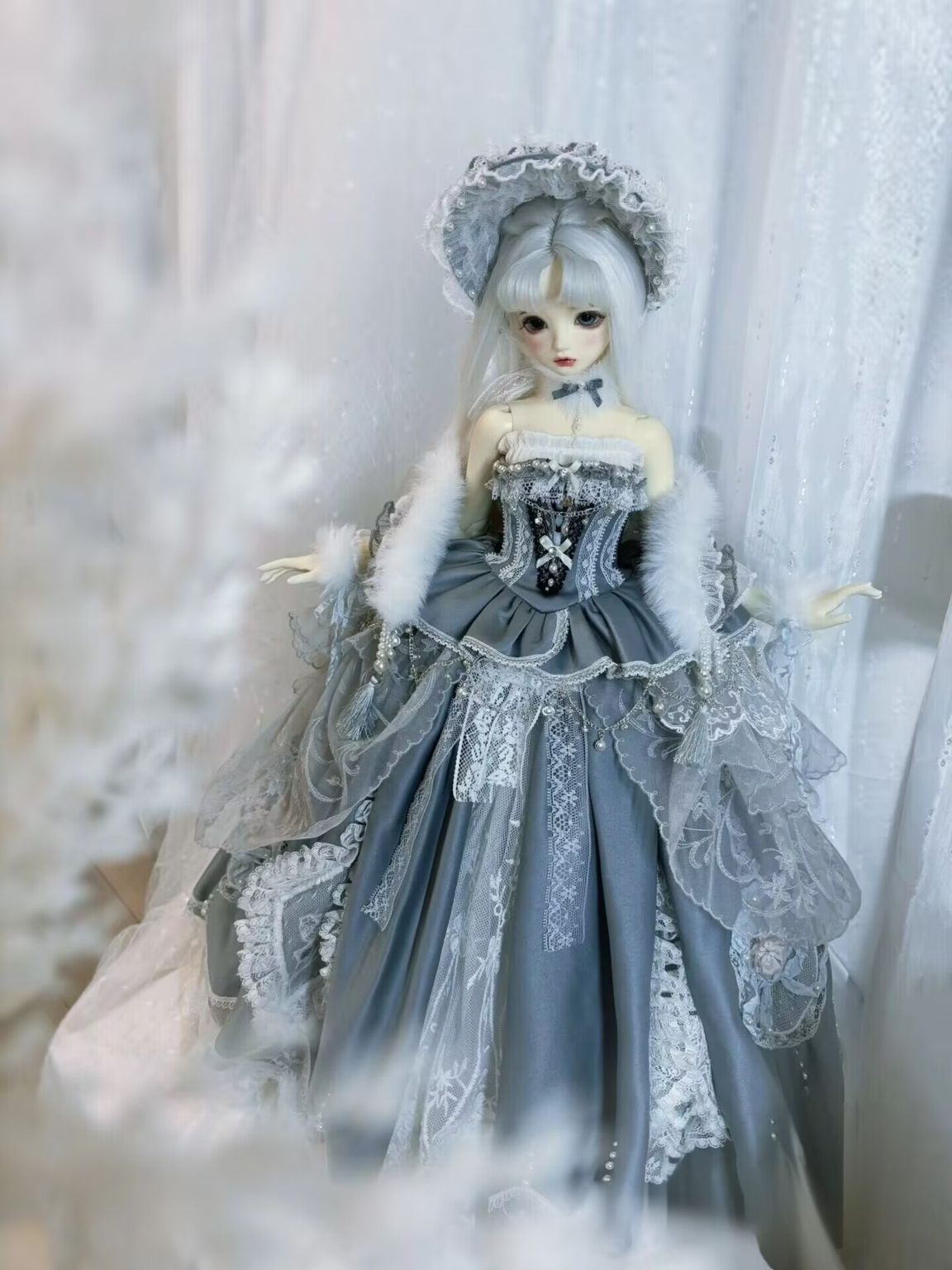 AF11515【xy】☆SD/SD13女ド－ル用ヴィクトリアンドレス(1セット限定