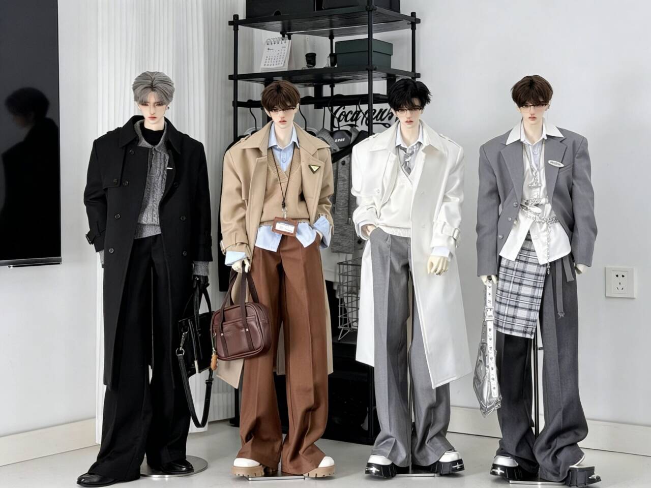 AF11523【BREZZA】★1/4～ID75cm以上ド-ル（多サイズ対応）用洋服2点セット