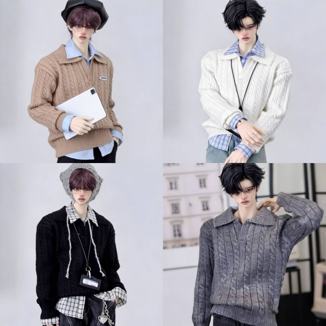 AF11531【BREZZA】★1/4～ID75cm以上ド-ル（多サイズ対応）用セ－タ－