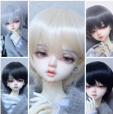 即納品(ウィッグ)U-4687【mwss】 1/4ウィッグ（②/1/4 (頭囲17.5~19cm)）