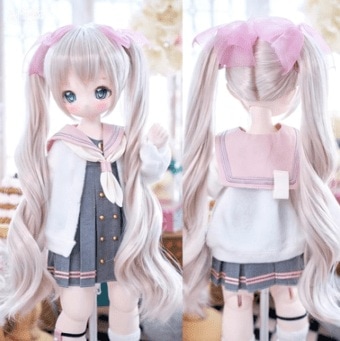 即納品(ウィッグ)U-4705【mwss】 1/3ウィッグ（④/1/3 (頭囲22~23cm)）