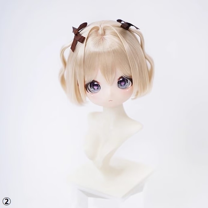 即納品(ウィッグ)U-4609【sxf】 1/3ウィッグ（②/1/3 (頭囲22~24cm)）