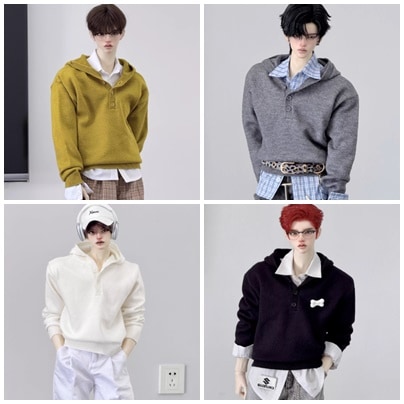 AF11536【BREZZA】★1/4～ID75cm以上ド-ル（多サイズ対応）用セ－タ－