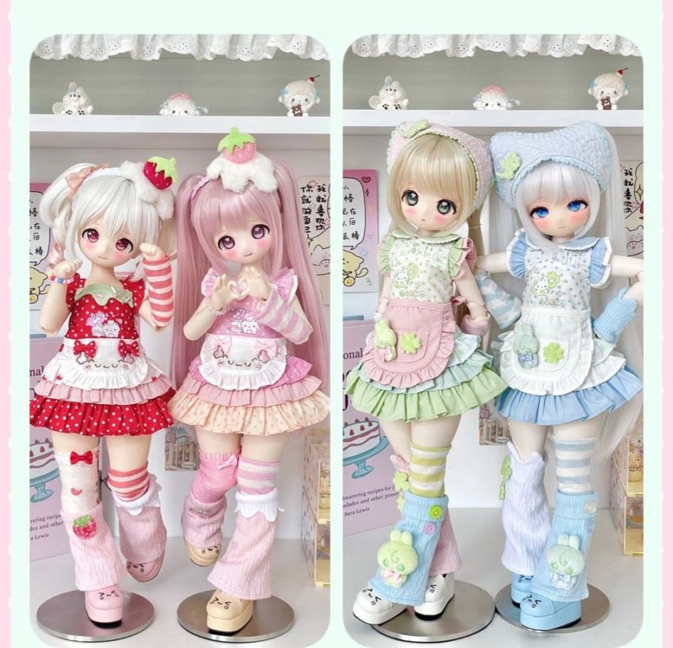 即納品AF11379【ofly】1/4洋服7点セット(水色/MSD)