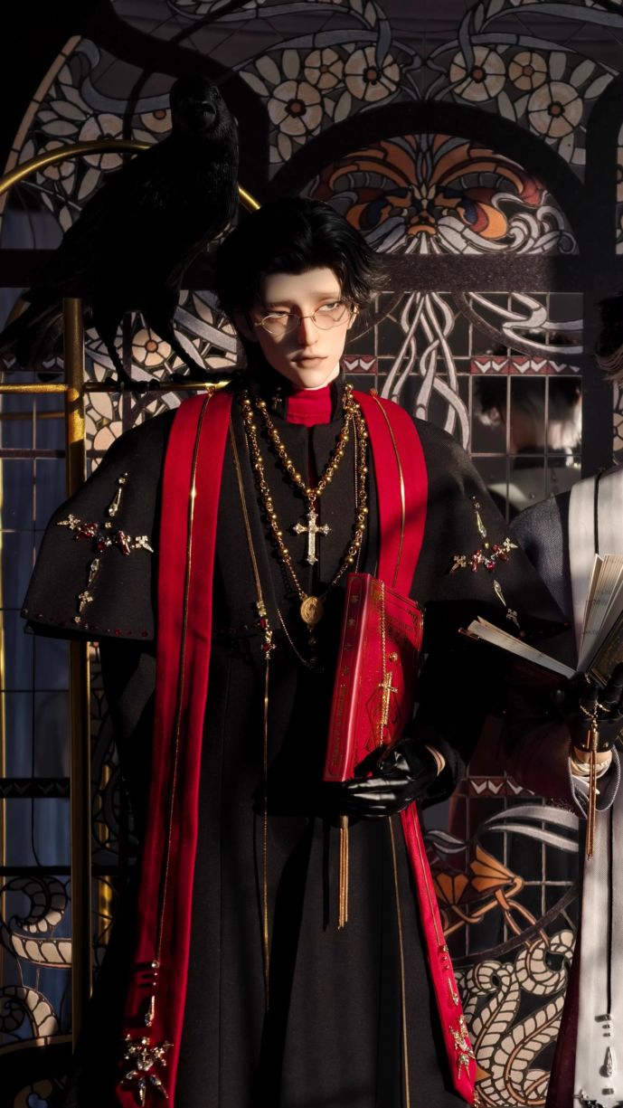 【予約販売】3月14日まで！4色★70～75cmサイズドール用神職シリーズ服セット