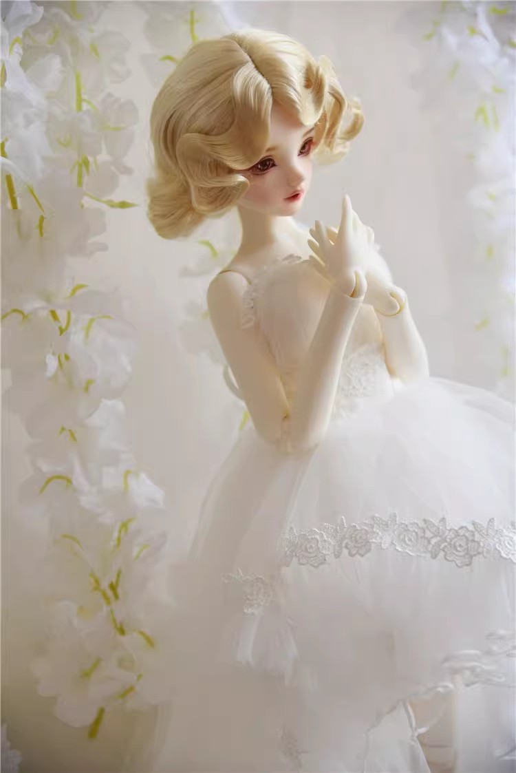 AF11586【dym】1/6 1/4 1/3★幼SD~SD16女ド-ル（多サイズ対応）用ドレスセット（3色）