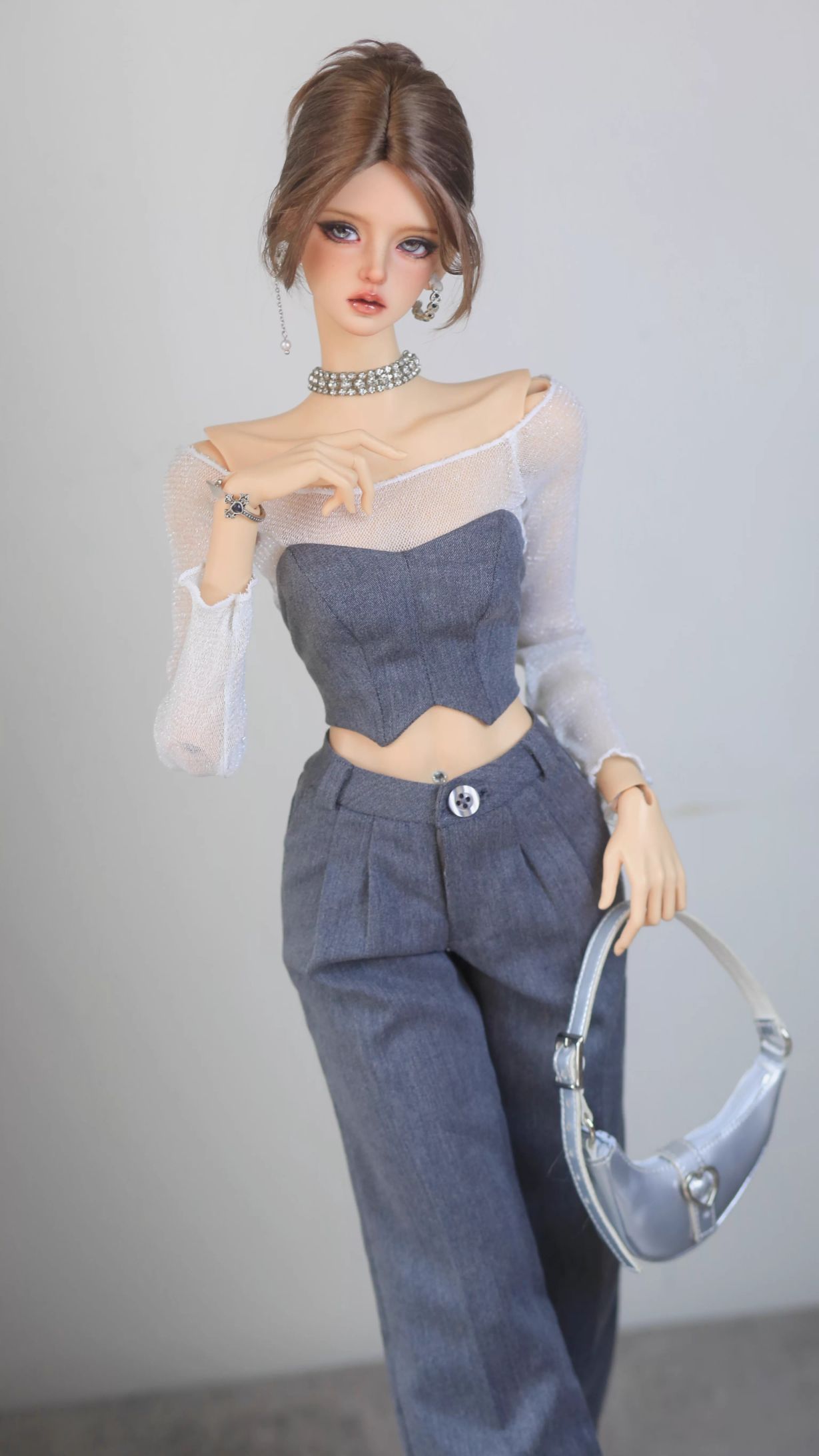 AF11588【dym】1/4 1/3★MSD~SD16女ド-ル（多サイズ対応）用洋服セット