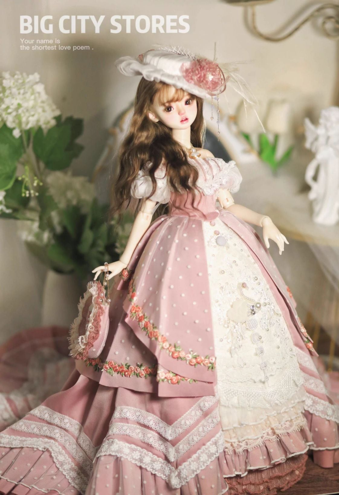 AF11592【dym】2色！1/4 1/3★MSD~SD16女ド-ル（多サイズ対応）用ドレスセット