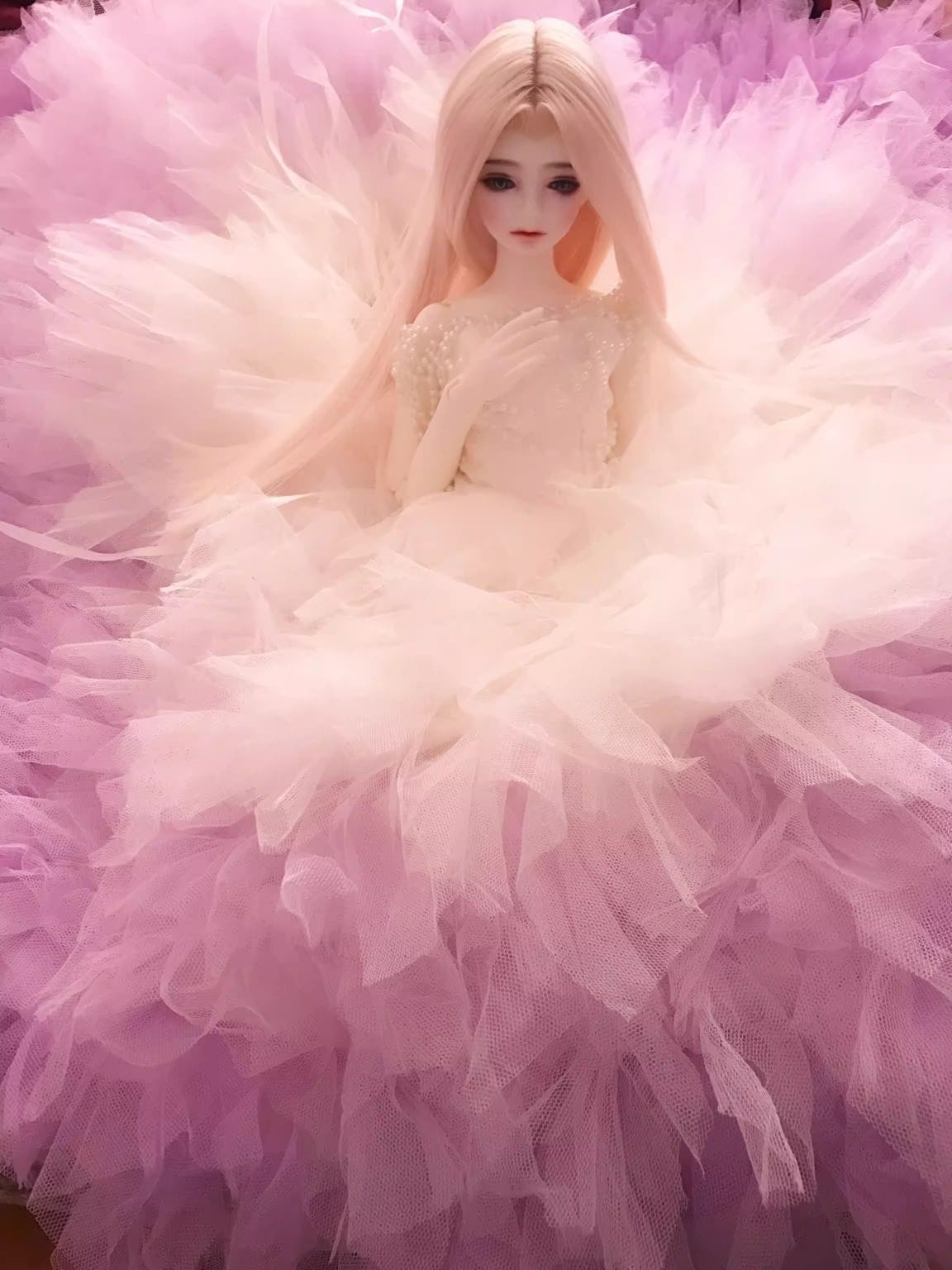 AF11595【dym】3色！1/6 1/4 1/3★幼SD~SD16女ド-ル（多サイズ対応）用ドレスセット