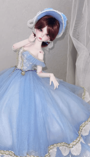 AF11599【dym】2色！1/4 1/3★MSD~SD16女ド-ル（多サイズ対応）用ドレスセット