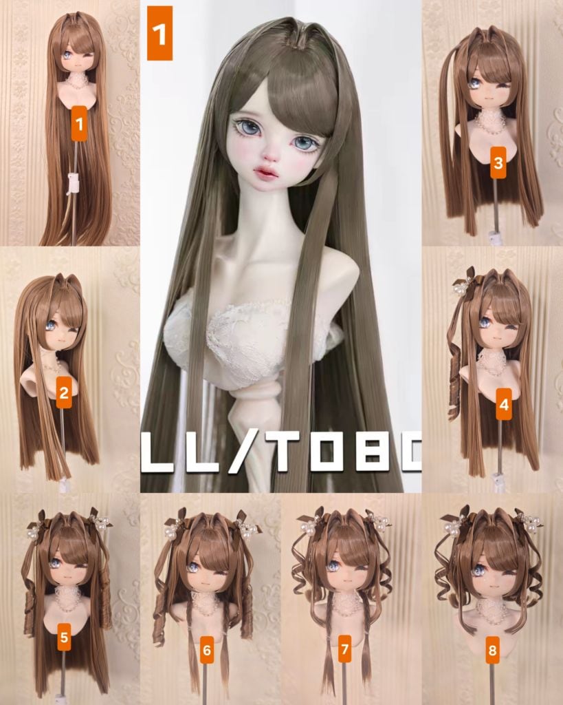 u-sen-14【SEN】★HLL/T0808★1/3ドール用アレンジウィッグ（８パターン選択可）