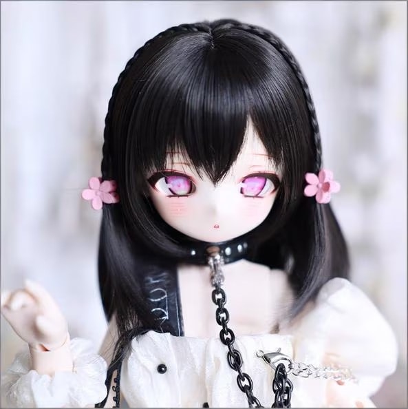 即納品(ウィッグ)U-4698【mwss】 1/6ウィッグ（①/1/6 (頭囲16~17cm)）