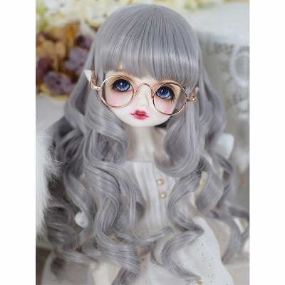 即納品(ウィッグ)U-3915【mw】 色2番（灰色） 1/3(頭囲23~24cm)サイズ 