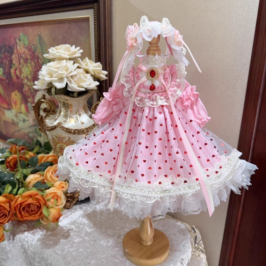 AF11655【Xmya】1/3Blythe,SD/DD,MSD,幼SD洋服2点セット