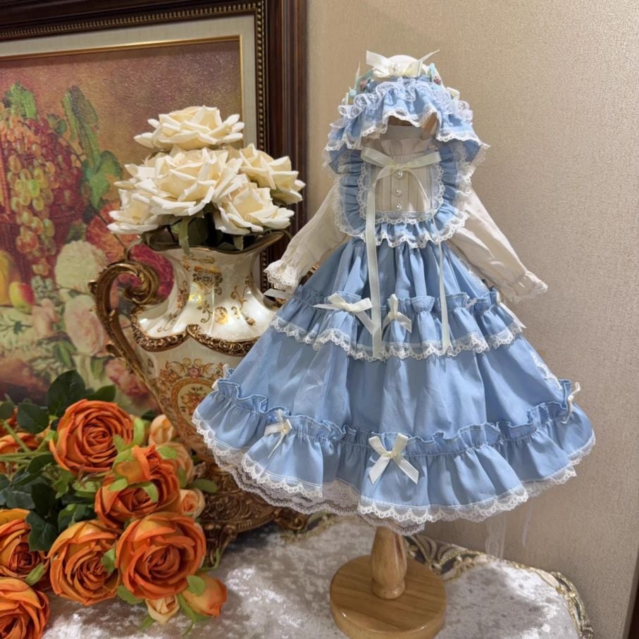 AF11657【Xmya】1/3Blythe,SD/DD,MSD,幼SD洋服2点セット