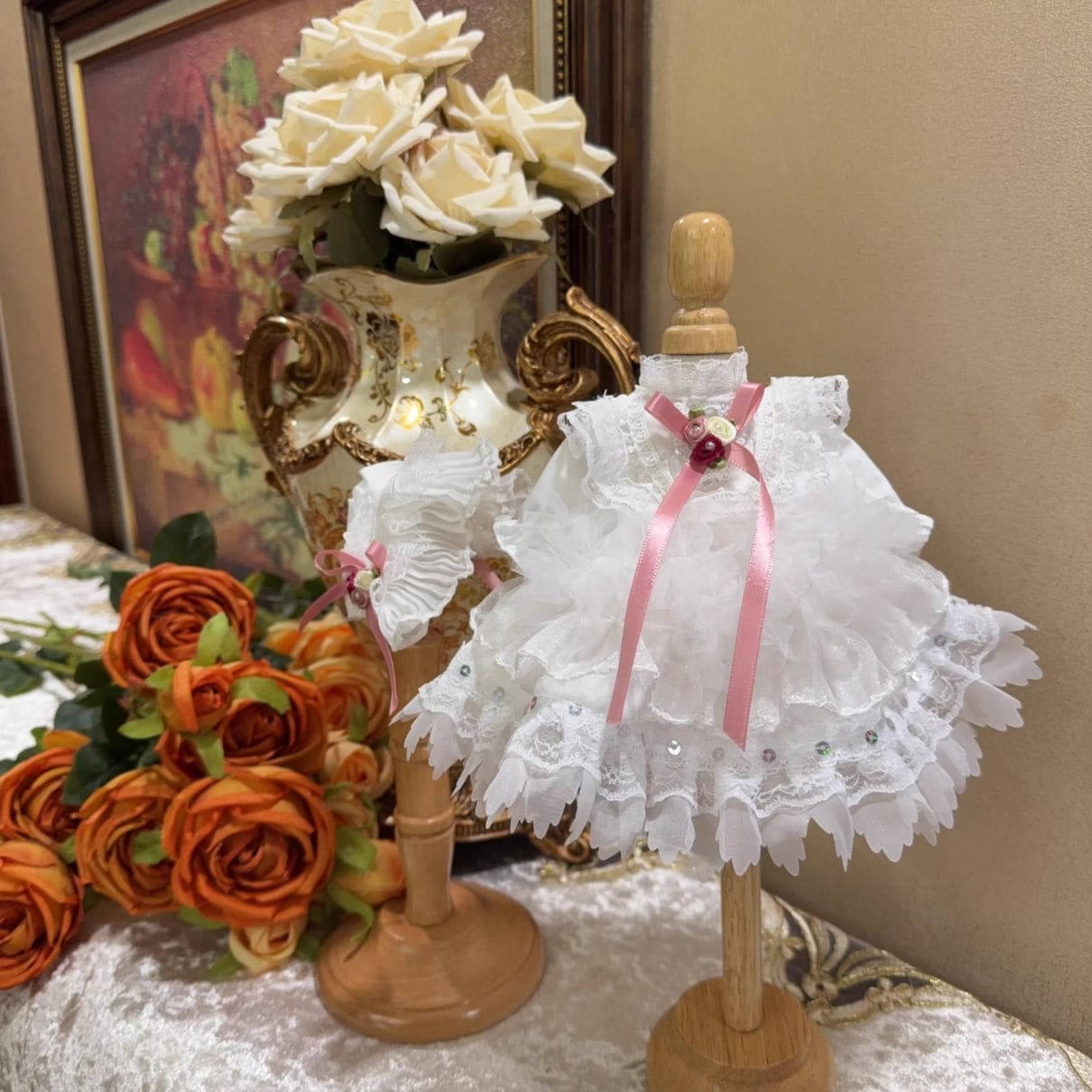 AF11664【Xmya】1/3Blythe,SD/DD,MSD,幼SD洋服2点セット