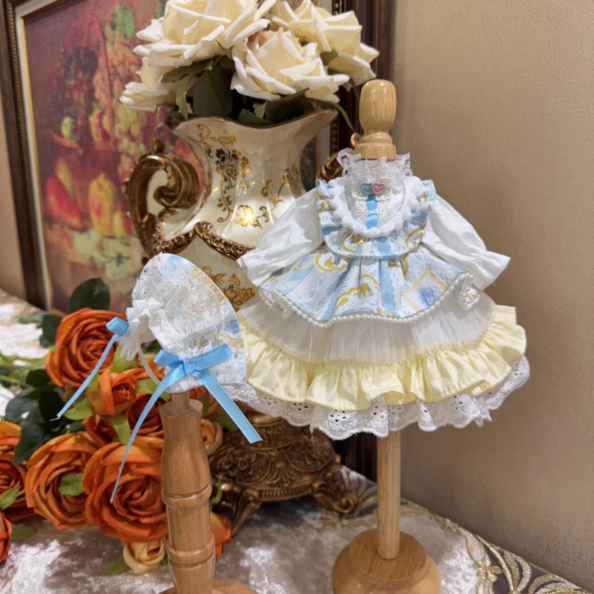 AF11667【Xmya】1/3Blythe,SD/DD,MSD,幼SD洋服2点セット