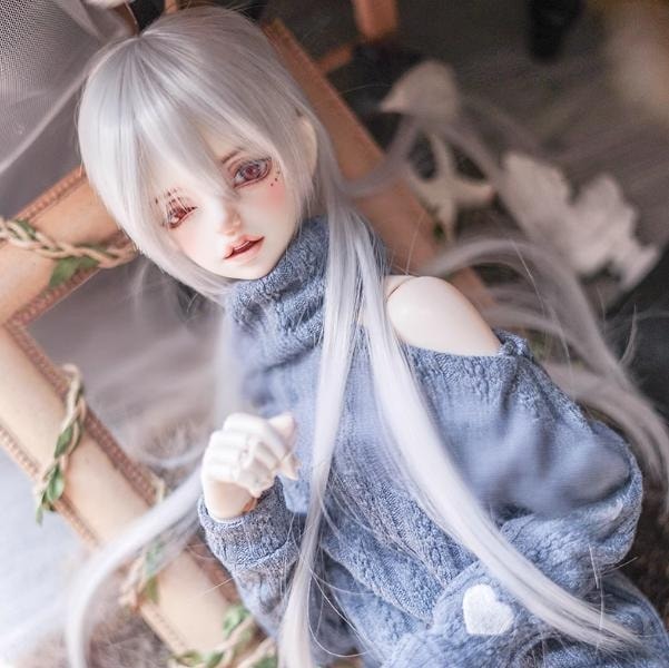 即納品(ウィッグ)U-4693【mwss】 1/3ウィッグ（②/小1/3 (頭囲19.5~21cm)）